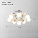Modern pastel balloon ceiling light fixture for kids bedroom