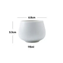 Modern pastel ceramic kungfu tea cup set dining room drinkware