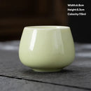 Modern pastel ceramic kungfu tea cup set dining room drinkware