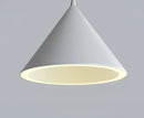 Modern pastel cone pendant light kitchen three lighting methods