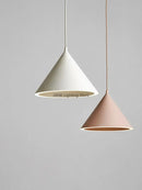 Modern pastel cone pendant light kitchen three lighting methods