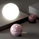 Modern pastel cream nordic led pendant light bedroom glass lamp