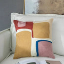 Modern pastel geometric cushion cover living room embroidered pillow case