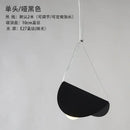Modern pastel geometric iron pendant light for dining room