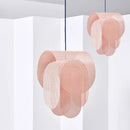 Modern pastel mesh fishing net pendant light kids room