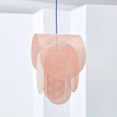Modern pastel mesh fishing net pendant light kids room
