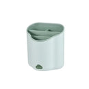 Modern pastel wavy double layer cutlery holder kitchen organizer