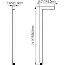 Modern Path Light Die Cast Brass G4 Socket 72″ Lead Wire with Ground Stake
