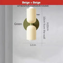 Modern peach & cream led wall lights bedroom decorbites led wall