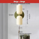 Modern peach & cream led wall lights bedroom decorbites led wall