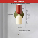 Modern peach & cream led wall lights bedroom decorbites led wall