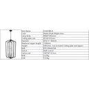 Modern Pendant Lighting with Silver Finish 8-Light Farmhouse Chandelier