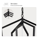 Modern Pendant Lighting with Silver Finish 8-Light Farmhouse Chandelier