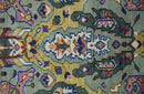 Hand knotted Green And Pink Traditional large design Custom Made wool Area Rug
