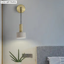 DecorBites™ Modern Small Wall Mounted Metallic Bedside Reading Light