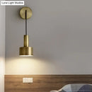 DecorBites™ Modern Small Wall Mounted Metallic Bedside Reading Light