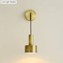 DecorBites™ Modern Small Wall Mounted Metallic Bedside Reading Light