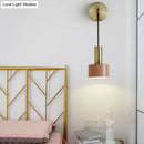 DecorBites™ Modern Small Wall Mounted Metallic Bedside Reading Light