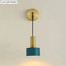 DecorBites™ Modern Small Wall Mounted Metallic Bedside Reading Light