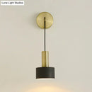 DecorBites™ Modern Small Wall Mounted Metallic Bedside Reading Light