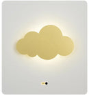 Modern pink blue & yellow cloud wall light bedroom led decor