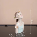 DecorBites™ Butterfly Girl Sculpture Vase Set - Modern Decorative Resin Flower Ornaments