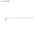 Modern pink elongated vanity lighting fixture for bedroom
