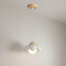 Modern pink flower pendant light for bedroom and living room