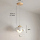Modern pink flower pendant light for bedroom and living room