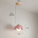 Modern pink flower pendant light for bedroom and living room
