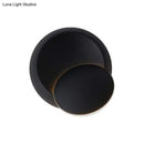 Modern pink & gold circular wall light bedroom white yellow led