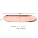 Modern pink & gray woman sculpture tray living room home decor