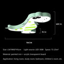 Modern pink & white dino led ceiling lamp children's room