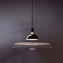 Modern polished brass & white flying saucer chandelier bedroom light