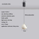 Modern polished metallic adjustable angle pendant light dining room