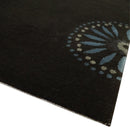 Modern Premium look Dark Brown 5x8 Hand loom Wool and Art Silk Area Rug