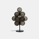 Modern purple decorbites glass bubble floor lamp for living room