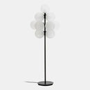 Modern purple decorbites glass bubble floor lamp for living room