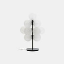Modern purple decorbites glass bubble floor lamp for living room