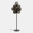 Modern purple decorbites glass bubble floor lamp for living room