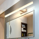 Modern rectangular acrylic golden mirror cabinet light for bathroom
