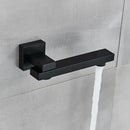 Modern rectangular brass chrome black bronze swivel shower spout bathroom