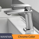 DecorBites™ Brushed Nickel Bathroom Sink Faucet Single Handle Basin Mixer Tap