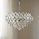 Modern rectangular glass led chandelier living room pendant light