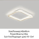 Modern rectangular golden led ceiling chandelier for living room