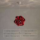 Modern red bauhinia flower chandelier for living room lighting