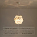 Modern red bauhinia flower chandelier for living room lighting