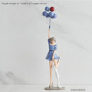 Modern red & blue balloon girls resin figurines living room decor