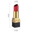 Modern red lipstick shape ceramic vase living room floral decor
