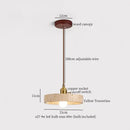 Modern reddish brown and cream cement cylinder led pendant kitchen light